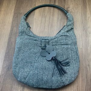 BCBGIRLS Green Tweed Bag Purse